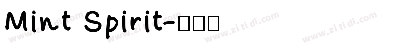 Mint Spirit字体转换